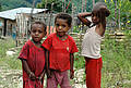 Children in Anggra-Arfak Mountains, West Papua
