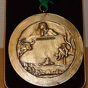 Médaille Coolidge: la face arrière