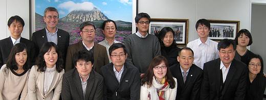 L'équipe du Comité d'organisation coréen