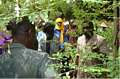 Séance de travail avec les communautés dans la forêt aménagée de Dani 