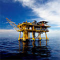 Oil and gas platform, Gulf of Mexico