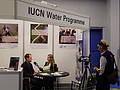 IUCN Water Programme Booth at the IWA World Water Exhibition in Montreal